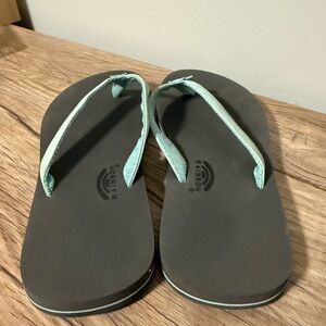 Rainbow Kids Sandals with Light Blue Straps 2/3